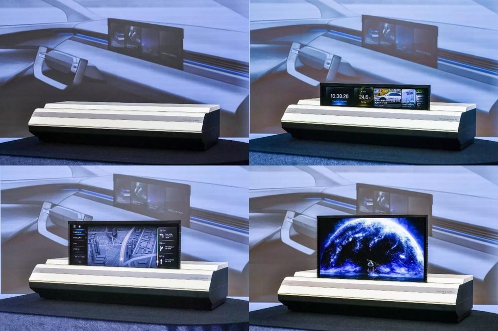 Hyundai gây bất ngờ lớn với công nghệ màn hình cuộn dùng trong ô tô